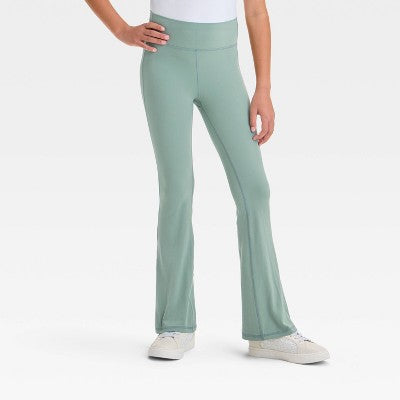 Girls' Everyday Soft Leggings All In Motion Sage Green M UPF 50+