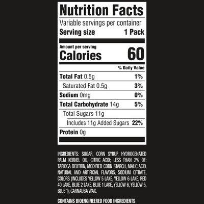 Skittles Shriekers Halloween Sour Candy Fun Size Bag - 10.72oz