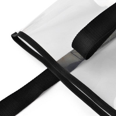 Clear Tote Bag Black - Bullseye's Playground