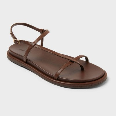 Women's Ivy Footbed Sandals - Universal Thread Chocolate 9