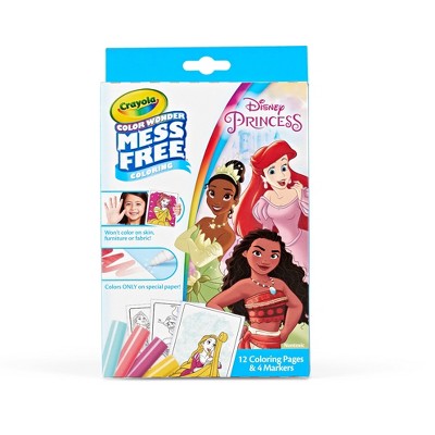 Crayola Color Wonder Princess Mini Box Set: Mess Free Coloring Book for Kids, Ages 3+, 12 Pages, 8.63" x 5.25"