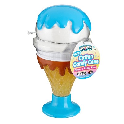 Cra-Z-Slimy Cotton Candy Cone Glitter and Butter Scented Slime
