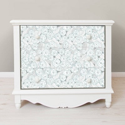 NuWallpaper Oopsie Daisy Peel and Stick Wallpaper Gray: Removable Vinyl, Self-Adhesive Floral, Modern Botanical Decor
