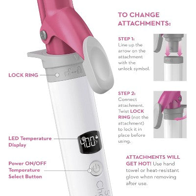 Style Chemistry by Conair Flat Iron Attachment - 1"