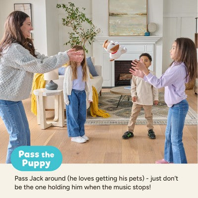 Chuckle & Roar Hide & Seek Puppy Interactive Plush Toy with Sounds - Kids Electronic Game Ages 3+