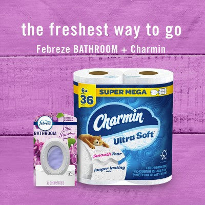 Febreze Bathroom Air Freshener Lilac Sunrise - 2ct