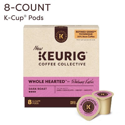 Keurig Coffee Collective Whole Hearted Dark Roast K-Cup Coffee Pods - 8ct