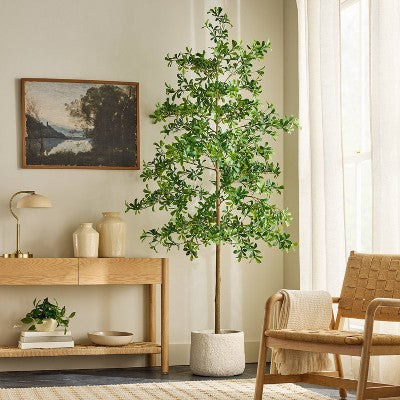 96" Black Olive Artificial Tree - Hearth & Hand with Magnolia (LOCAL PICKUP ONLY)