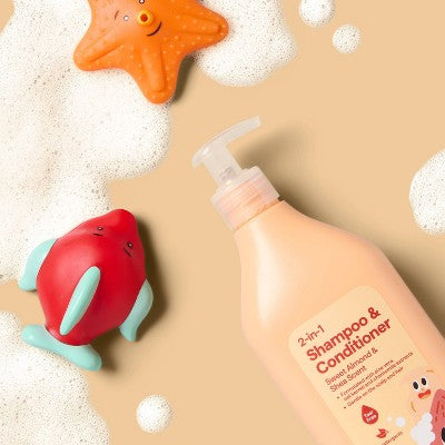 Kids' 2-in-1 Shampoo & Conditioner - Sweet Almond & Shea Scented - 20oz - up&up