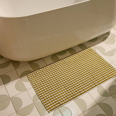 Terry Check Tub Mat Absinthe - Parachute for Target (LOCAL PICKUP ONLY)