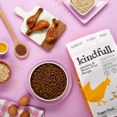 Chicken and Brown Rice Puppy Recipe Dry Dog Food - 5lbs - Kindfull