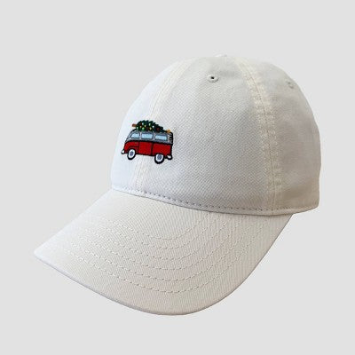 Mighty Fine Van & Tree Dad Hat - Ivory