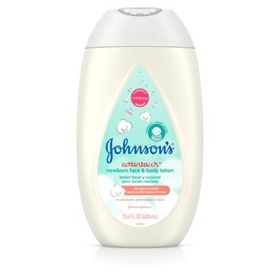 Johnson's Cotton Touch Face & Body Lotion - 13.6 fl oz