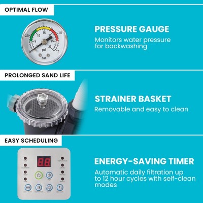 Intex 26675EG 2100 GPH Krystal Clear Pool Saltwater System and Sand Filter Pump (LOCAL PICKUP ONLY)