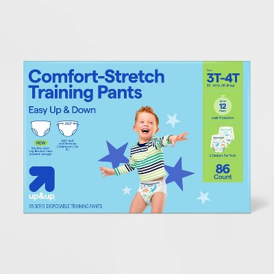 Boys' Disposable Training Pants - 3T-4T - 86ct - up&up
