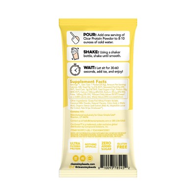 Clean Simple Eats Clear Protein Powder Pineapple Passion - 1.00oz/1 Stick