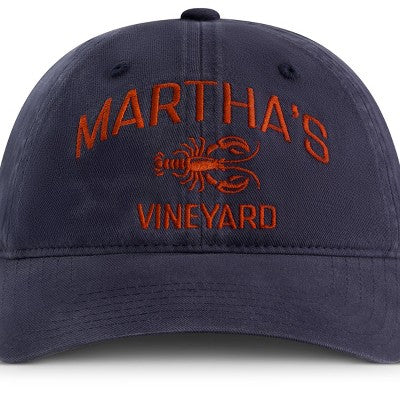 Concept One Women's Martha's Vineyard Cotton Baseball Hat - Navy Blue: Adjustable Twill Cap, One Size