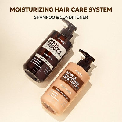 KUNDAL Honey & Macadamia Moisturizing Shampoo - Amber Vanilla - 16.90 fl oz