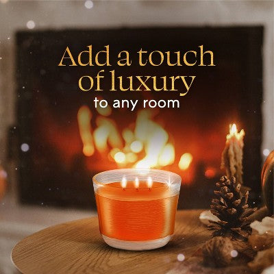 Glade 3 Wick Candle - Pumpkin & Ginger - 6.8oz