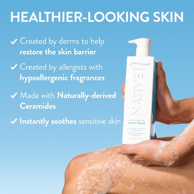 Native Sensitive Series Hypoallergenic Fragrance 24-Hour Hydrating Body Wash - Bare Vanilla - 18 fl oz