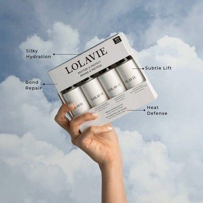 LolaVie Restore & Protect Travel Kit - 4pc - Ulta Beauty: Moisturizing, Detangling, Heat Protection, Strengthening