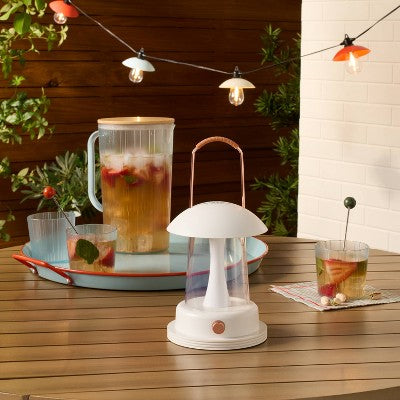 Portable LED Table Lantern Cream - Hearth & Hand with Magnolia