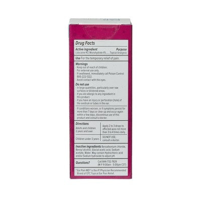 Ear Pain MD Eosera Kids' Pain Relieving Drops Ear Treatment - 5ml