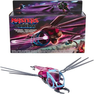 Masters of the Universe 2026 Movie Accurate Origins Fright Fighter Vehicle, 5.5 Inch Skeletor Whip