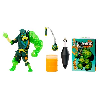 Ninjombie Action Figure - Haz Mat, Ninja Zombie with Slime, Ages 3+