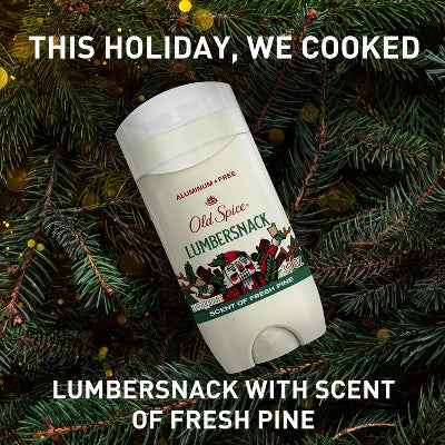 Old Spice Lumbersnack Deodorant - Fresh Pine Scent - 3oz