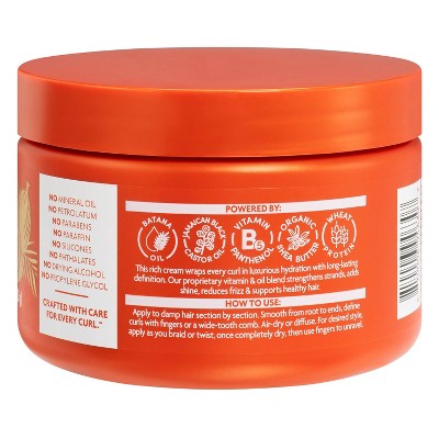 Cantu Ultra Moisture Nourishing Curling Cream with Batana Oil + Jamaican Black Castor Oil - 10 fl oz