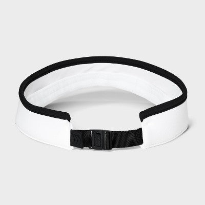Contrast Border Detail Visor Hat - All In Motion White