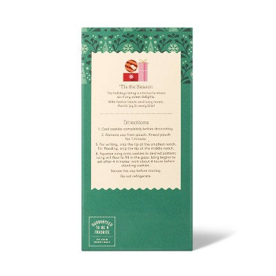 Holiday Red and Green Cookie Icing Set - 14oz - Favorite Day