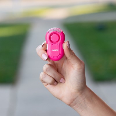 Sabre Personal Alarm with LED Light - Pink