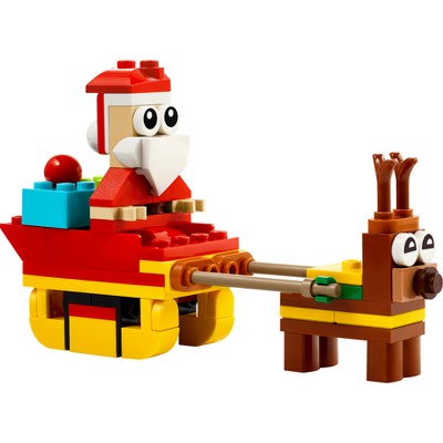 LOT OF 29!!! LEGO Creator Santa Sleigh Ride for Christmas 30670