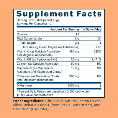 Uqora Flush Urinary Tract Health Drink Mix Dietary Supplement Powder - 10ct