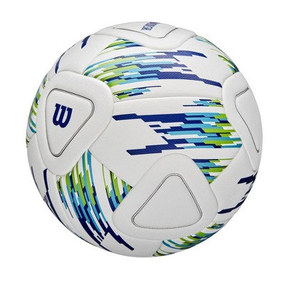 Wilson NCAA Size 5 Vanquish Soccer Ball - White/Blue/Green