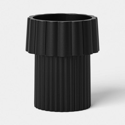 Geared Outdoor Planter Black 10"x 12" - Threshold