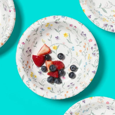 Spring Disposable Bowl - Spring Bloom - 5.52" - 20ct - up&up