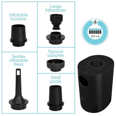 Maxx Bubbles! Air Pump: Sunny Days Powered Battery Inflatable Device