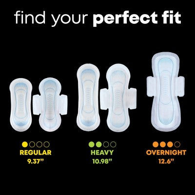 U by Kotex Clean & Secure Heavy Ultra-Thin Feminine Fragrance Free Pads - Unscented - 40ct