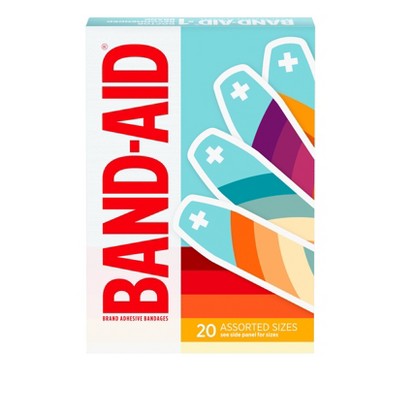 Band-Aid Adhesive Bandages - Designer Art - Assorted Sizes - 20ct