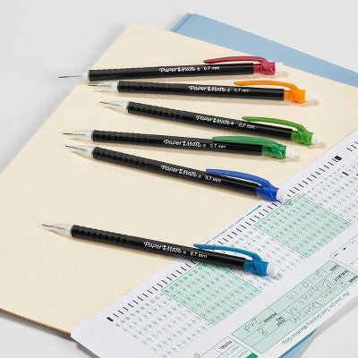 Paper Mate Write Bros. 12pk #2 Mechanical Pencils 0.7mm Multicolored