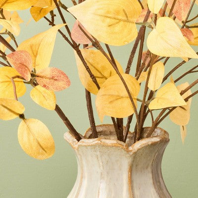 24" Golden Dogwood Artificial Fall Arrangement - Hearth & Hand with Magnolia (LOCAL PICKUP ONLY)