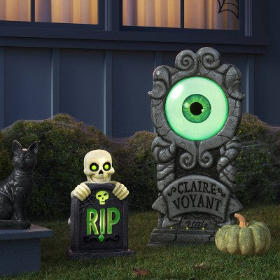 27" Halloween Claire Voyant Tombstone Decorative Prop - Hyde and EEK! Boutique (LOCAL PICKUP ONLY)