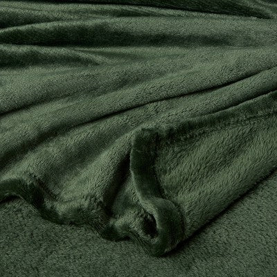 King Microplush Blanket Green - Threshold