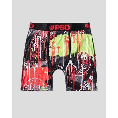 PSD Men's Paisley Print Briefs - Neon M