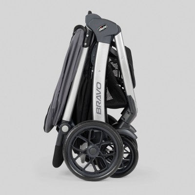 Chicco Bravo LE ClearTex Quick-Fold Stroller - Pewter (LOCAL PICKUP ONLY)