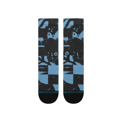 STANCE x WADE Men's Segment Crew Socks - Navy Blue 6-12