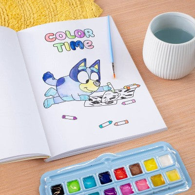 Bluey Colortivity: Paint Party! - (Color & Activity with Paint) by Editors of Studio Fun International (Paperback)